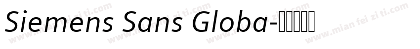 Siemens Sans Globa字体转换